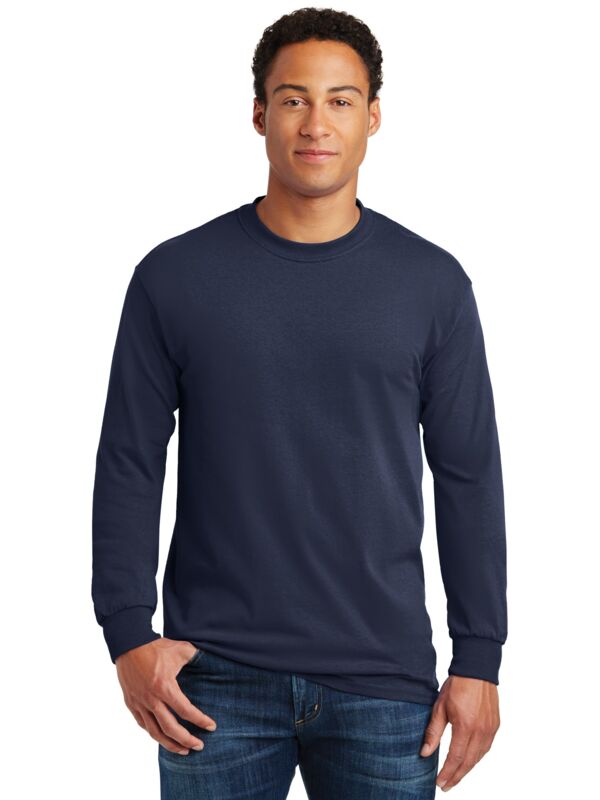 Heavy Cotton 100% Cotton Long Sleeve T Shirt Thumbnail