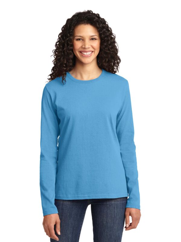 Women's Long Sleeve Core Cotton Tee Thumbnail